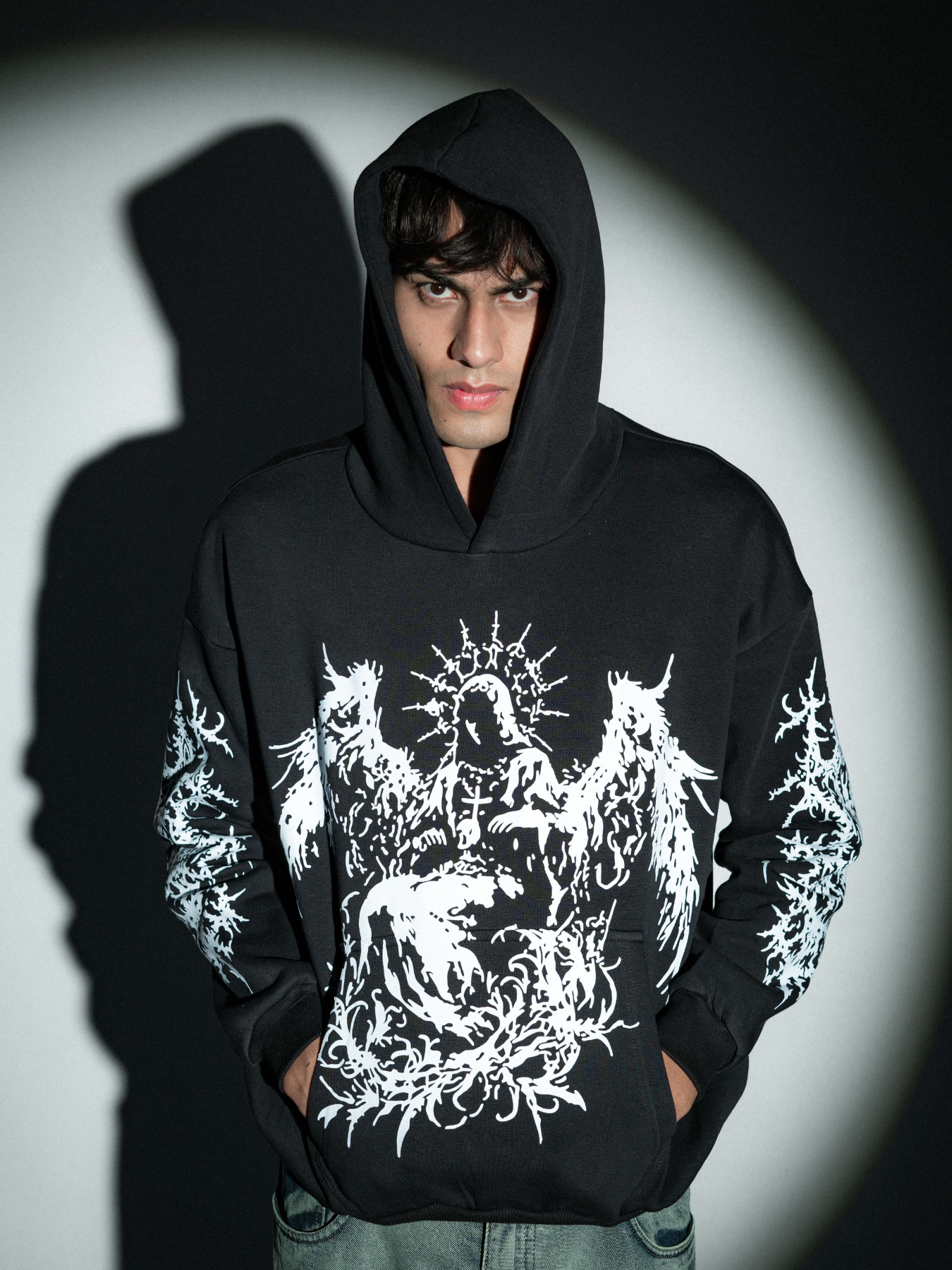 Erebos Black Hoodie