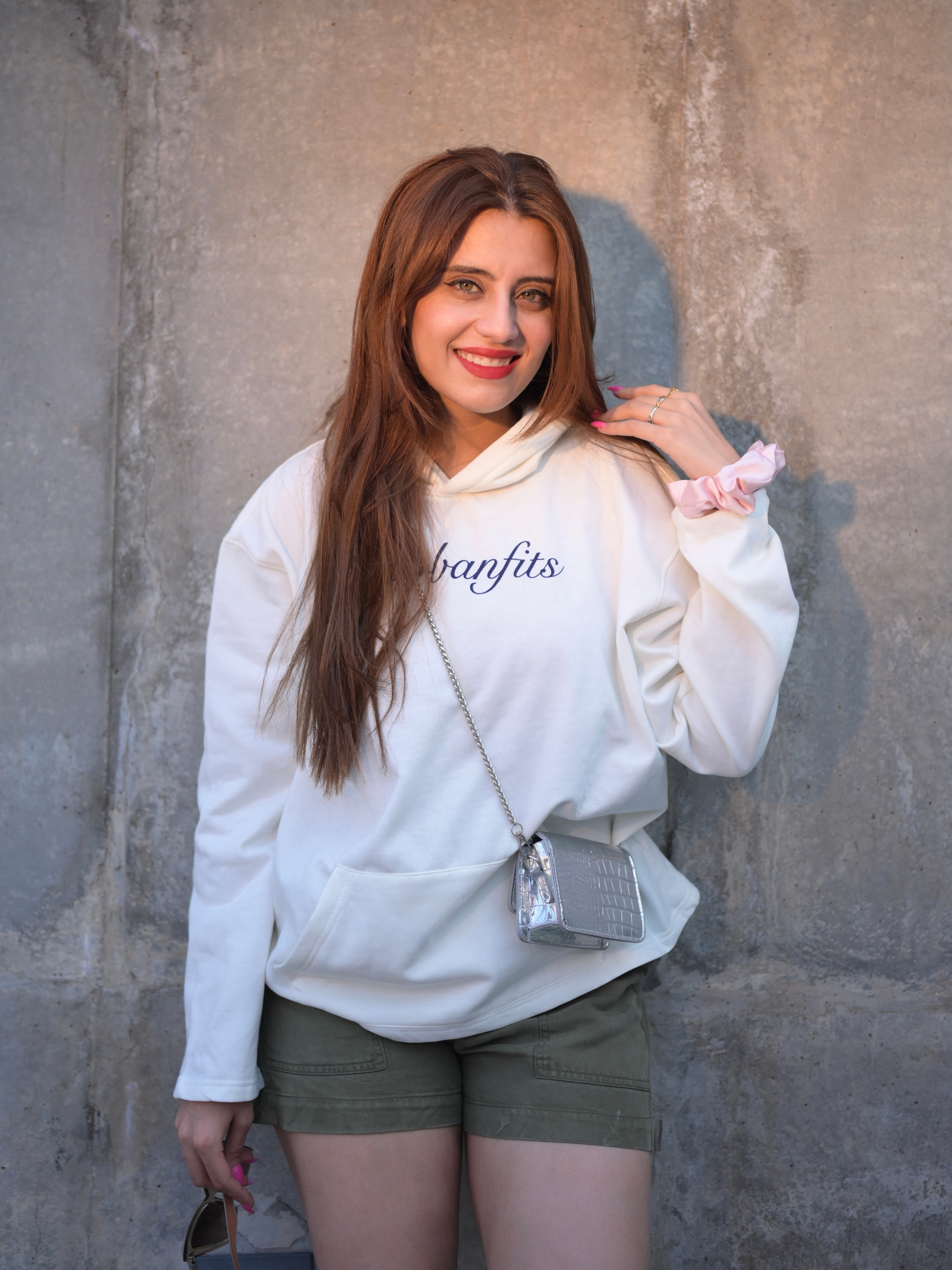 Urban White Hoodie
