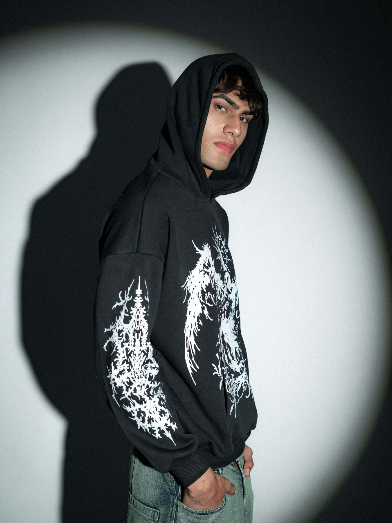 Erebos Black Hoodie