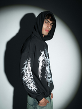 Erebos Black Hoodie