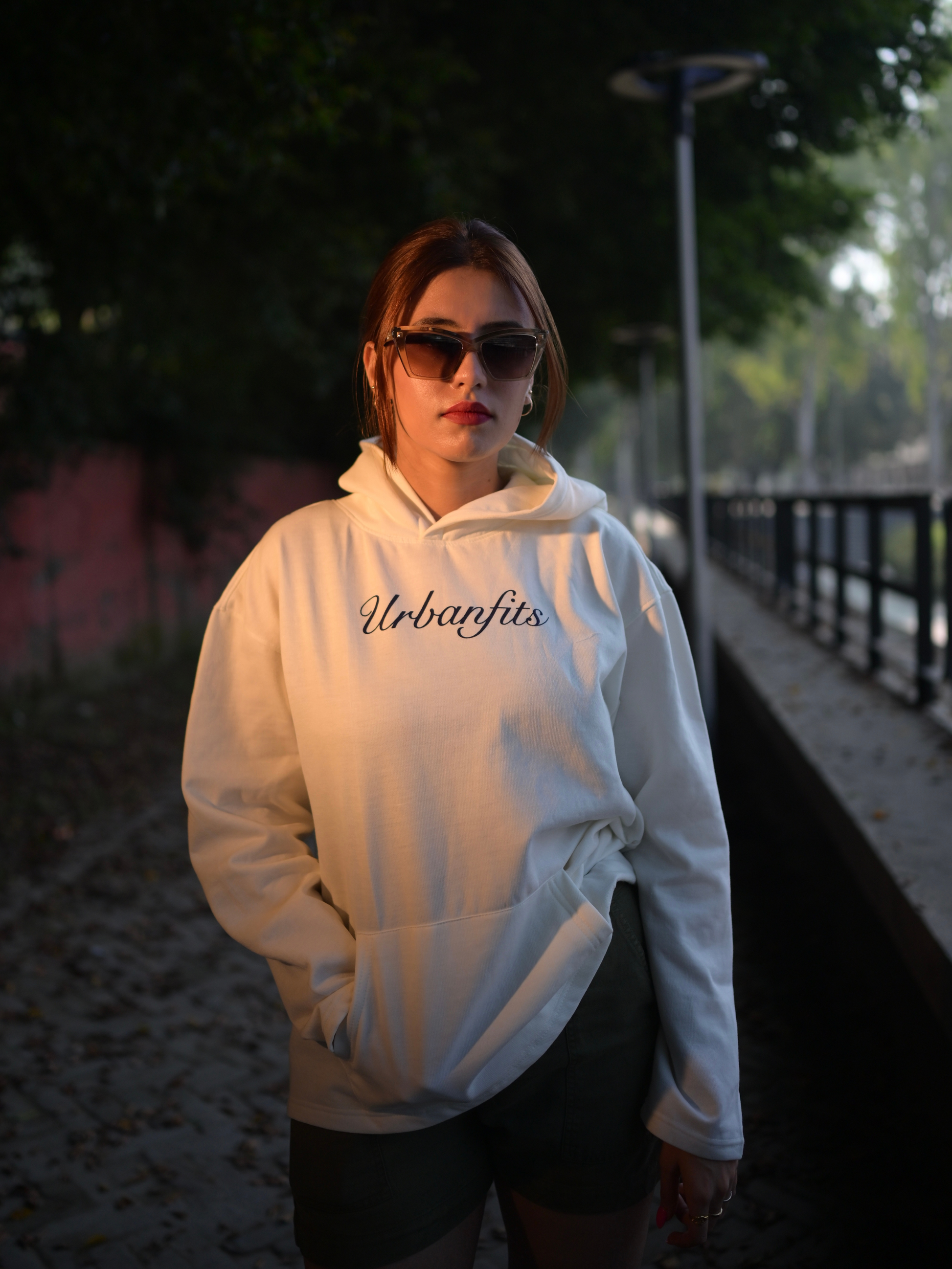 Urban White Hoodie
